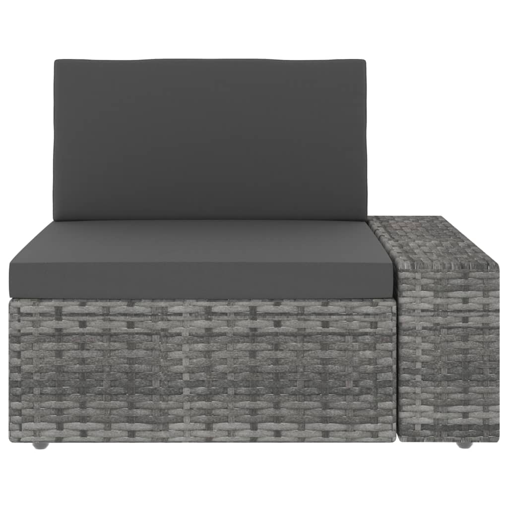 5 részes szürke polyrattan kerti ülőgarnitúra 5 részes szürke polyrattan kerti ülőgarnitúra