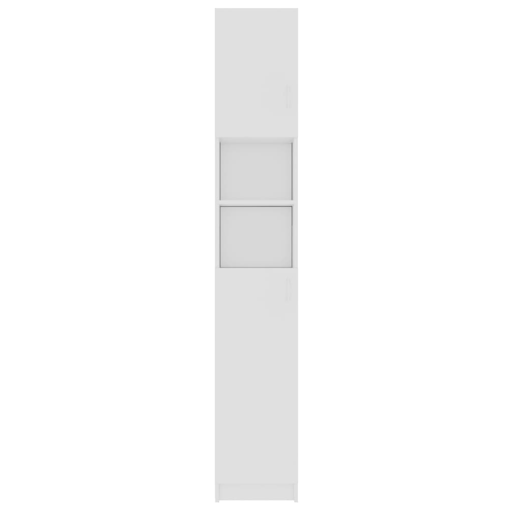 Fehér forgácslap fürdőszobaszekrény 32 x 25,5 x 190 cm Fehér forgácslap fürdőszobaszekrény 32 x 25,5 x 190 cm