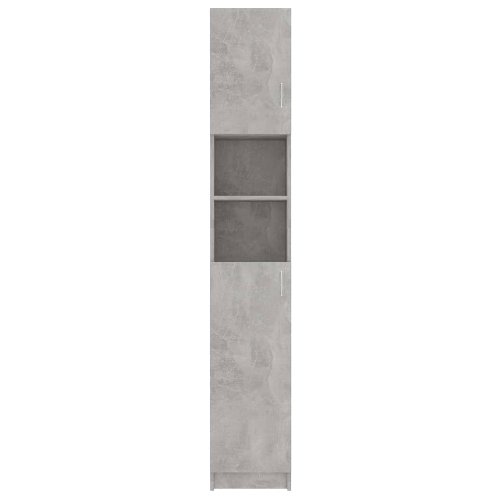 Betonszürke forgácslap fürdőszobaszekrény 32 x 25,5 x 190 cm Betonszürke forgácslap fürdőszobaszekrény 32 x 25,5 x 190 cm