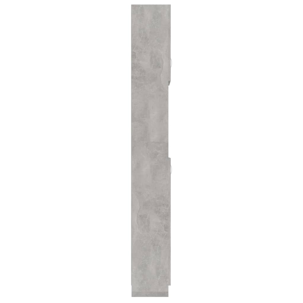 Betonszürke forgácslap fürdőszobaszekrény 32 x 25,5 x 190 cm Betonszürke forgácslap fürdőszobaszekrény 32 x 25,5 x 190 cm
