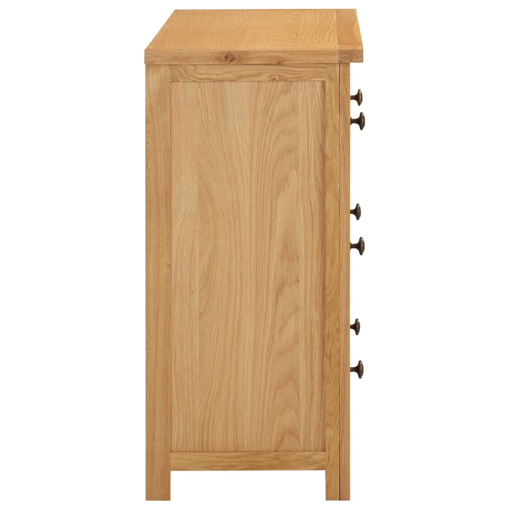 Tömör tölgyfa fiókos szekrény 80 x 35 x 75 cm Tömör tölgyfa fiókos szekrény 80 x 35 x 75 cm