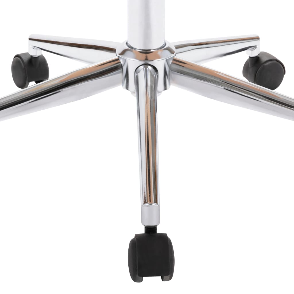 Krémszínű hajlított fa és műbőr forgó irodaszék