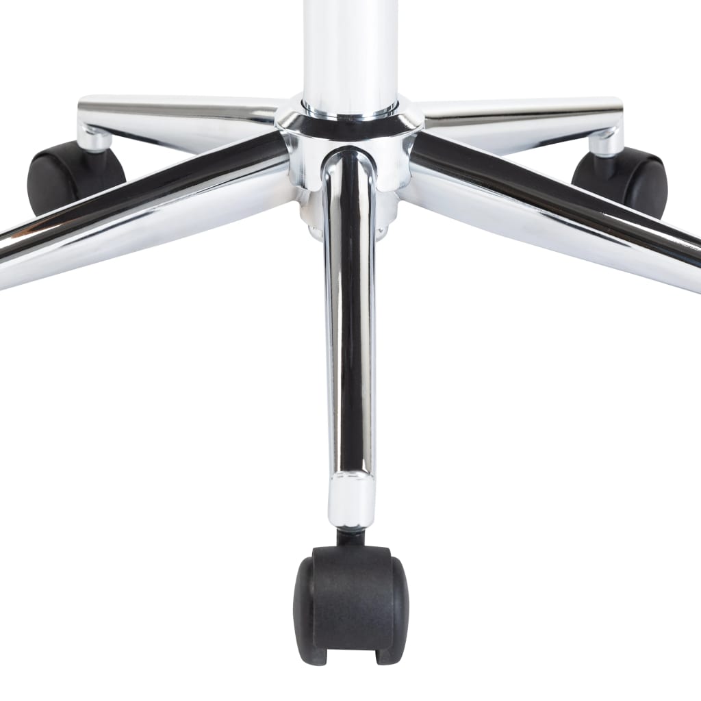 Fekete hajlított fa és műbőr forgó irodaszék