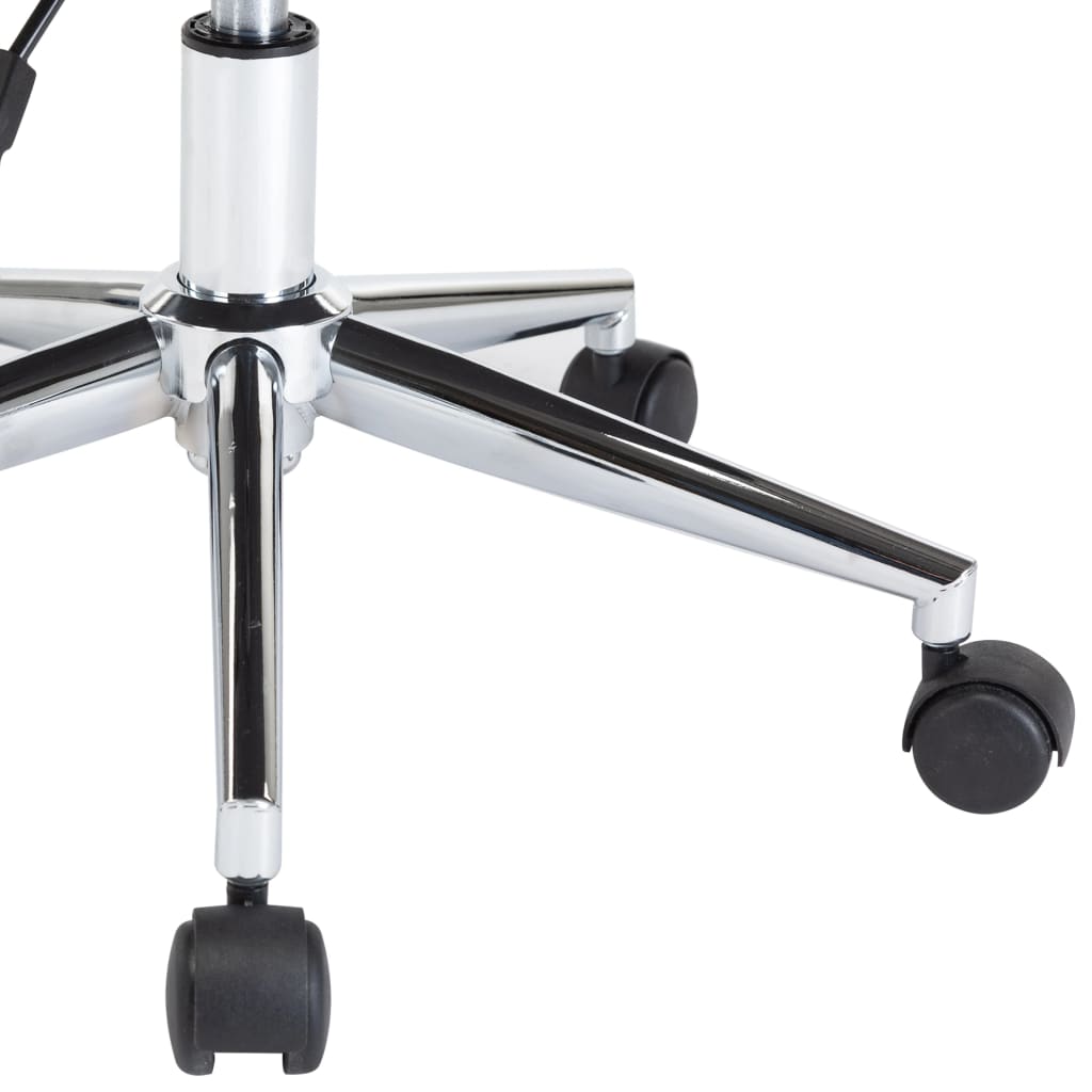 Fekete hajlított fa és műbőr forgó irodaszék