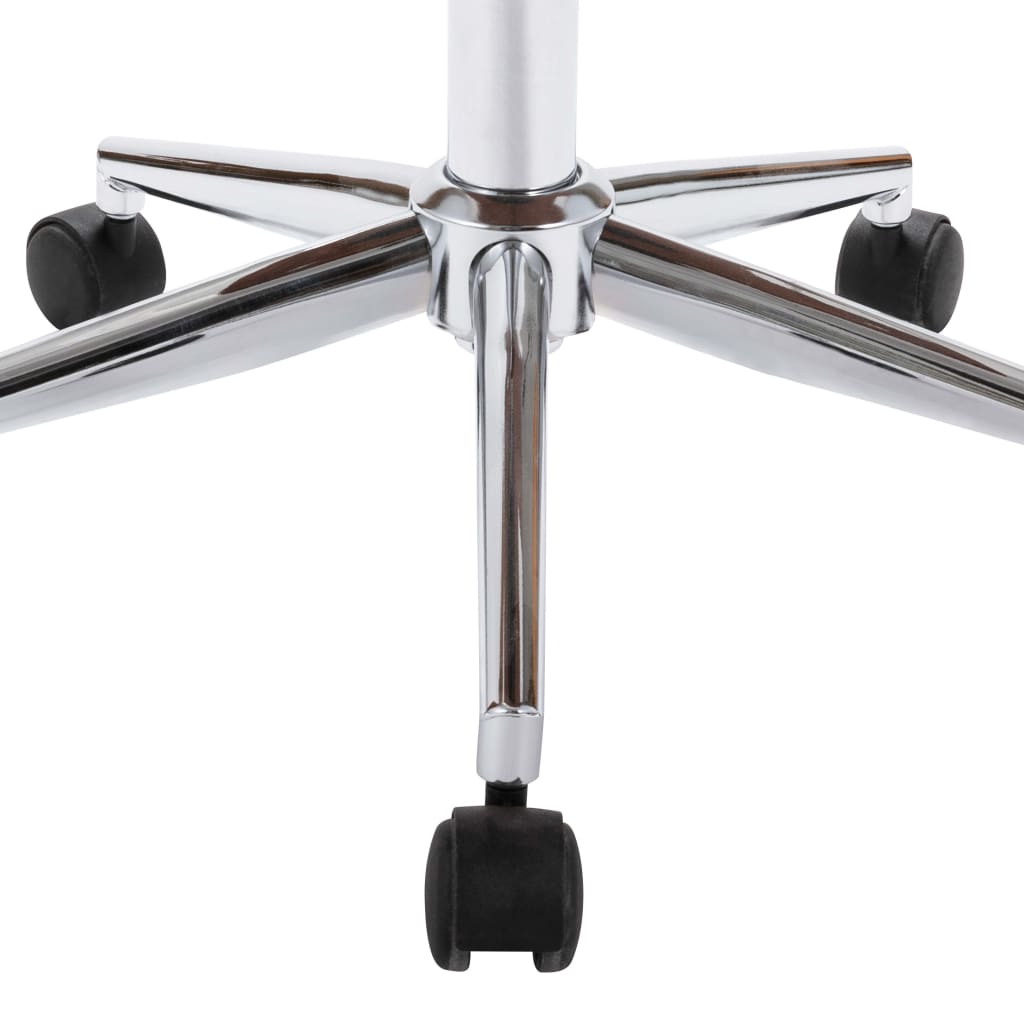 6 db fehér forgó műbőr étkezőszék