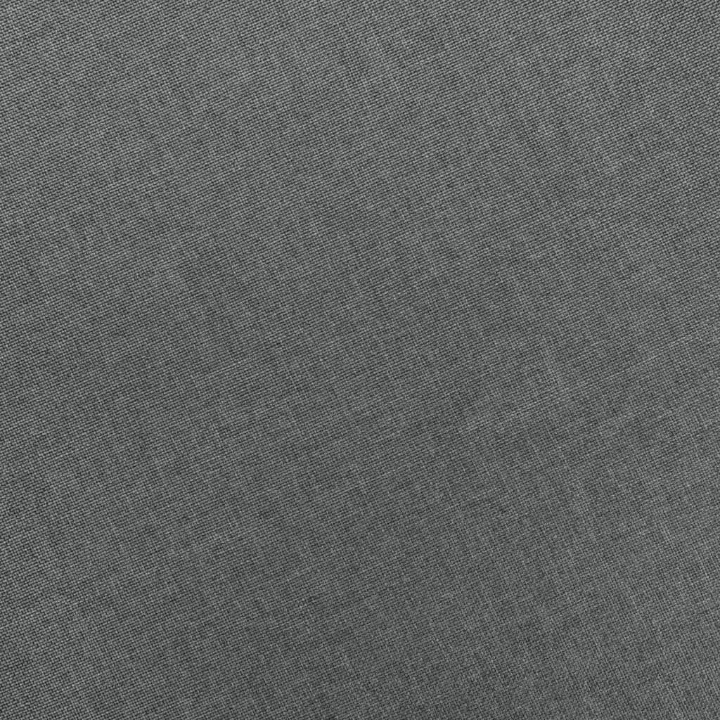 Világosszürke szövet fotel lábzsámollyal