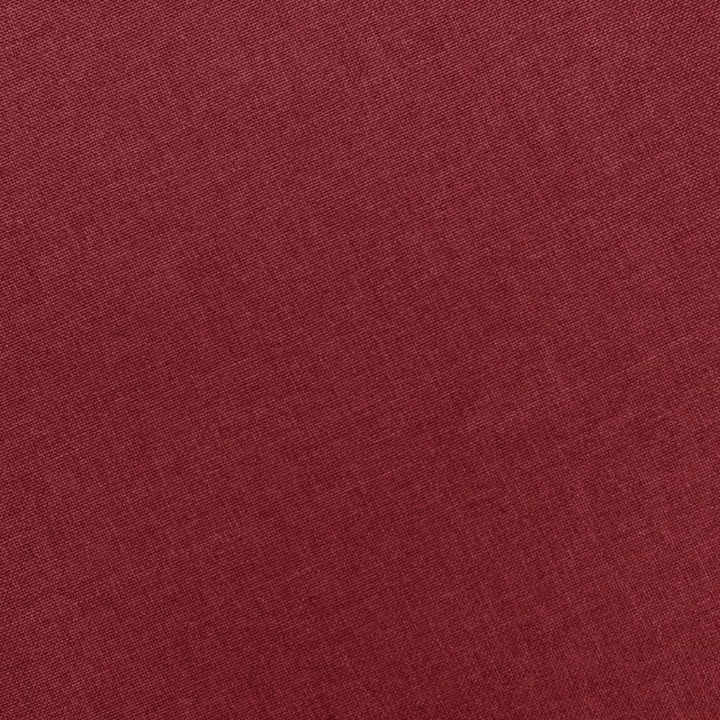 Bordó szövet fotel lábzsámollyal