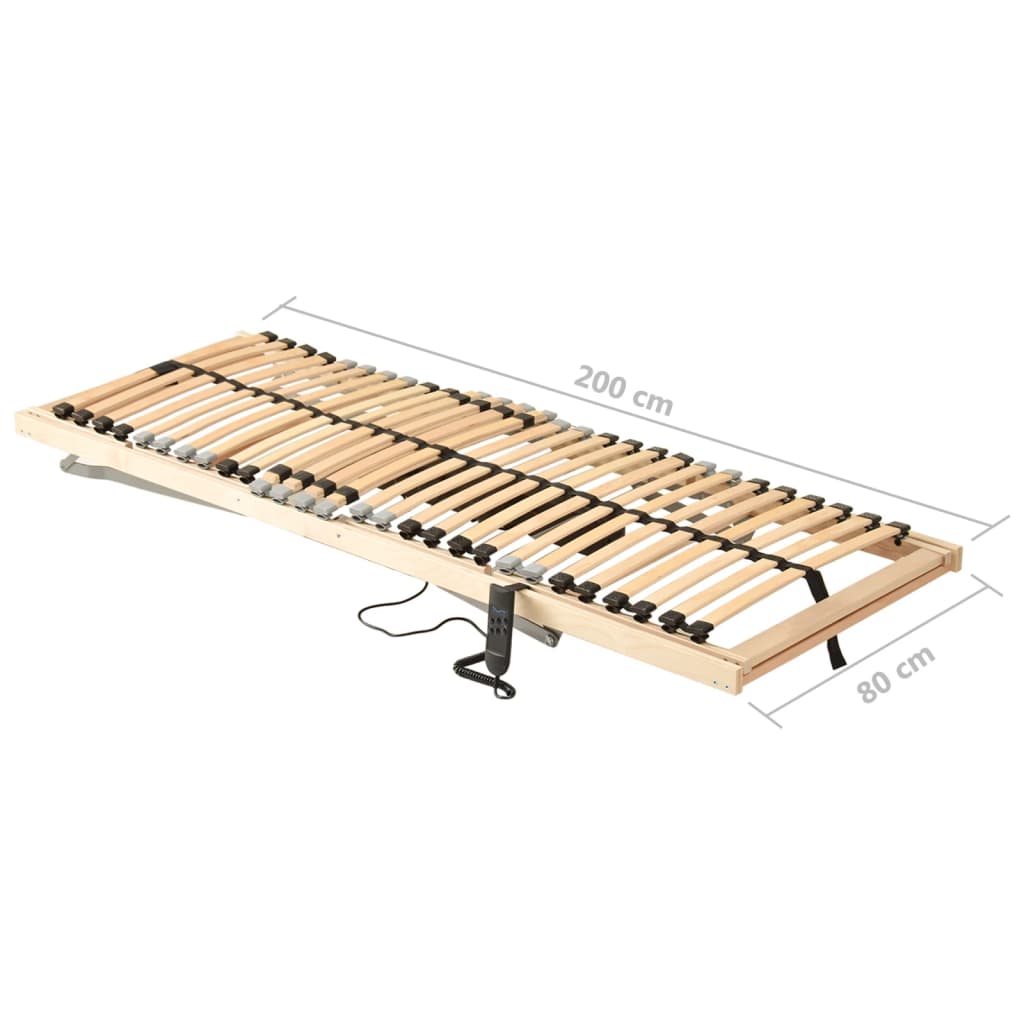 7 zónás, 28 léces elektromos ágyrács 80 x 200 cm