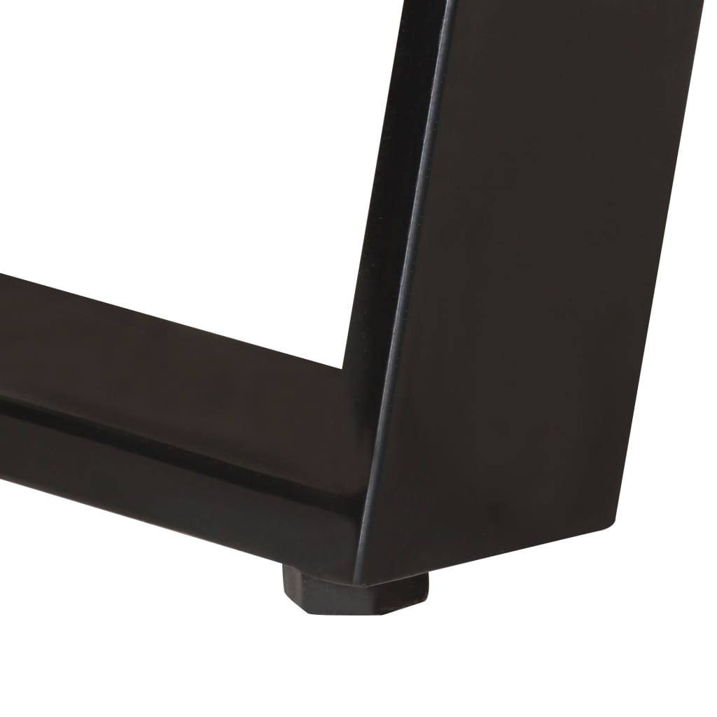 Természetes szélű tömör akácfa íróasztal 110 x 50 x 75 cm