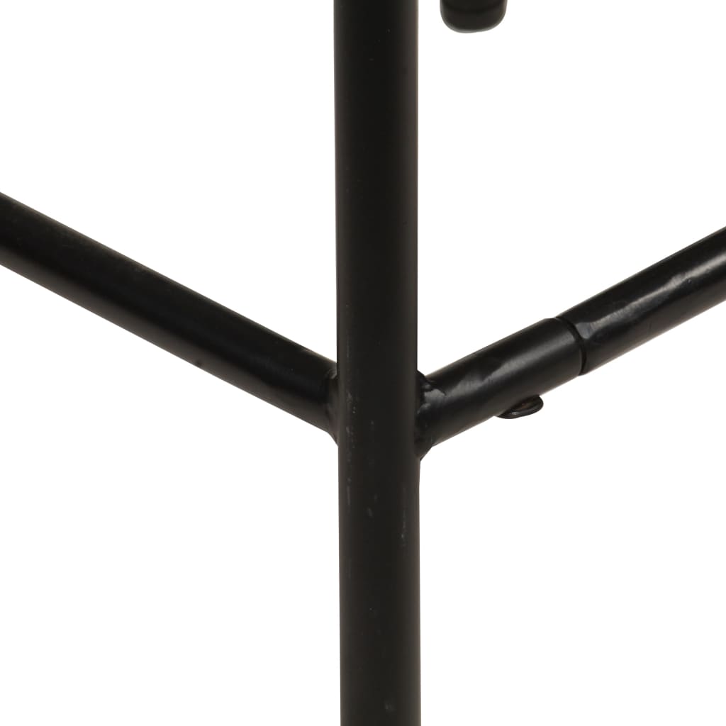 2 db tömör újrahasznosított fa bárszék