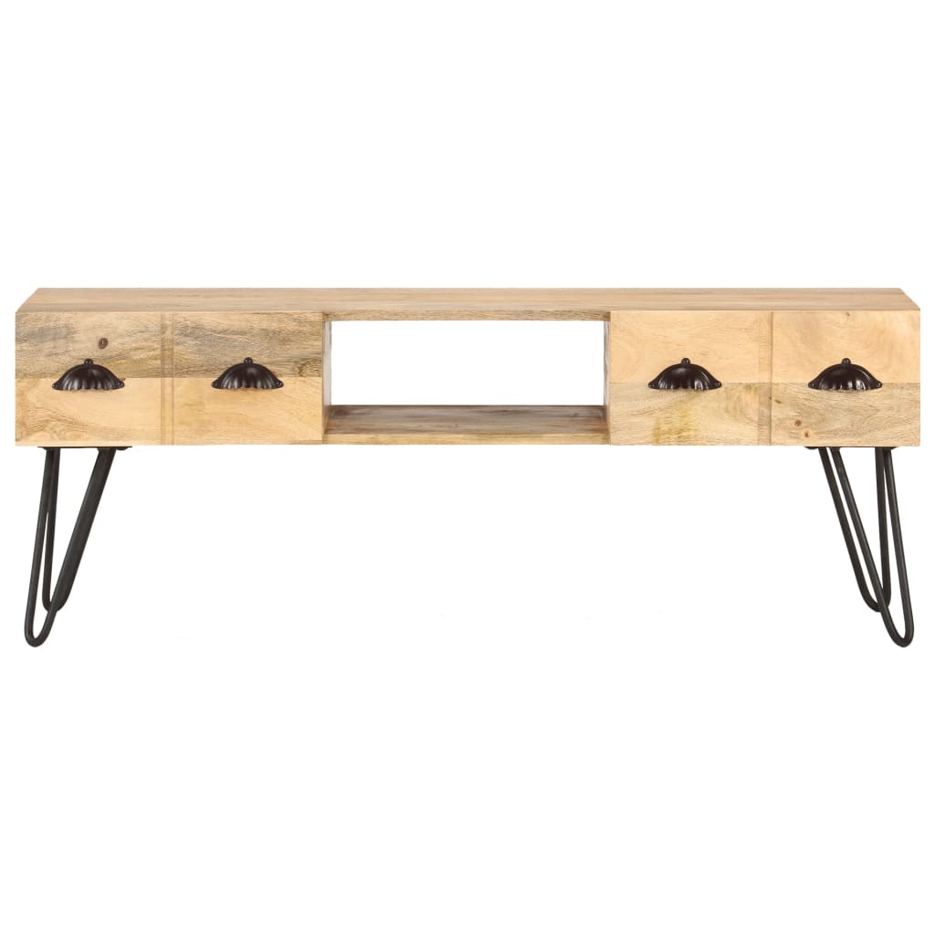 Tömör mangófa tv-szekrény 120 x 35 x 45 cm