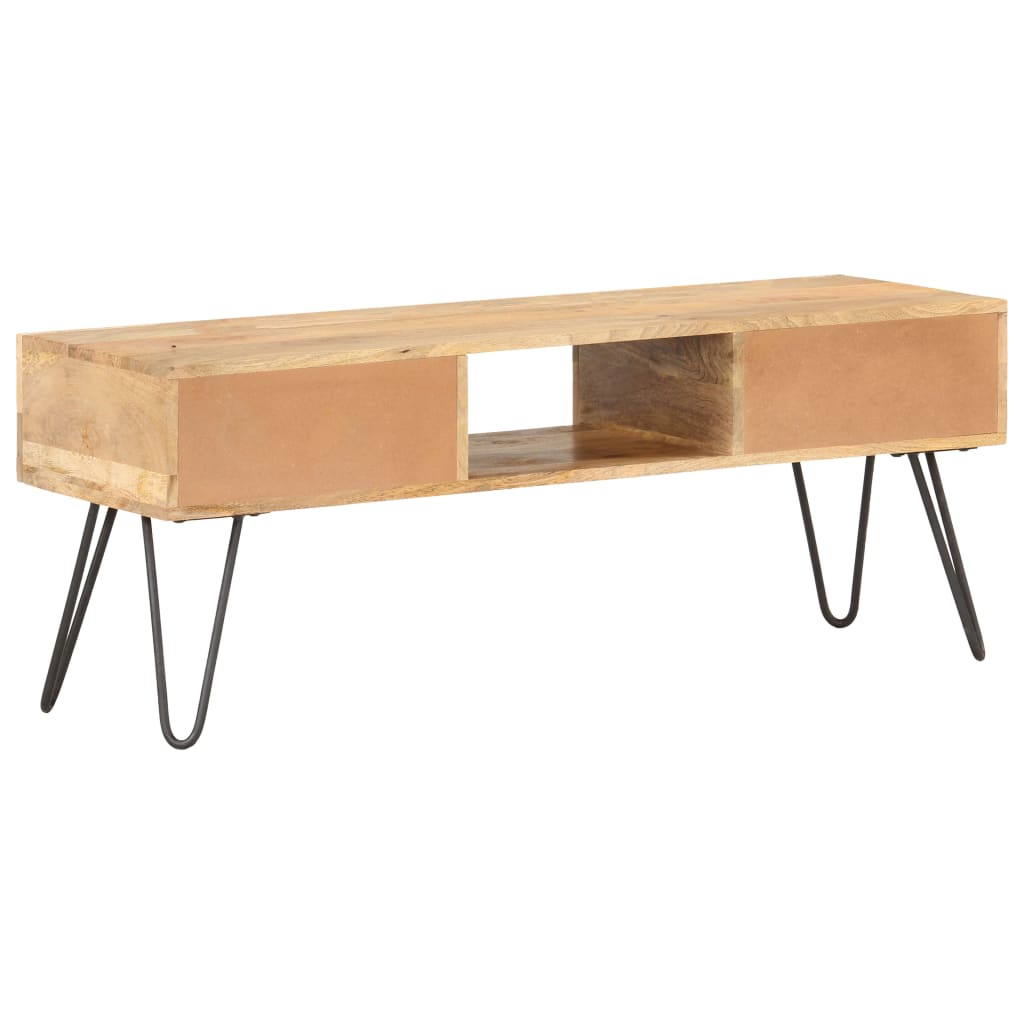 Tömör mangófa tv-szekrény 120 x 35 x 45 cm