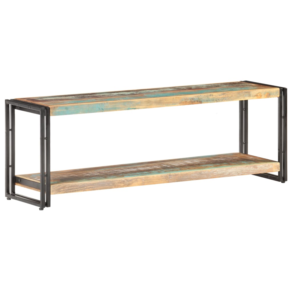 Tömör újrahasznosított fa tv-szekrény 120 x 30 x 40 cm Tömör újrahasznosított fa tv-szekrény 120 x 30 x 40 cm