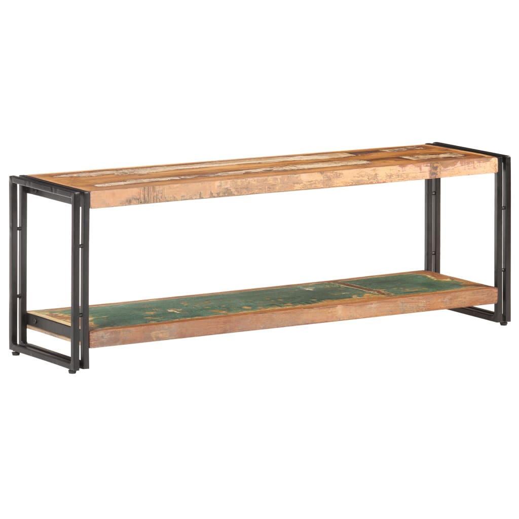 Tömör újrahasznosított fa tv-szekrény 120 x 30 x 40 cm Tömör újrahasznosított fa tv-szekrény 120 x 30 x 40 cm