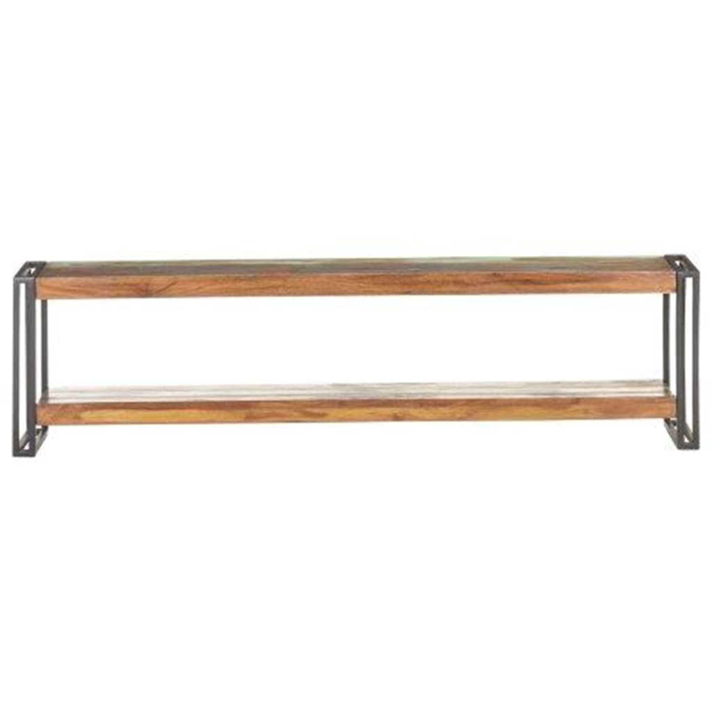 Tömör újrahasznosított fa tv-szekrény 150 x 30 x 40 cm