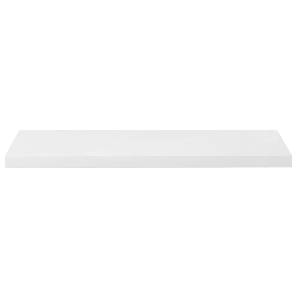 4 db magasfényű fehér mdf fali polc 90 x 23,5 x 3,8 cm 4 db magasfényű fehér mdf fali polc 90 x 23,5 x 3,8 cm