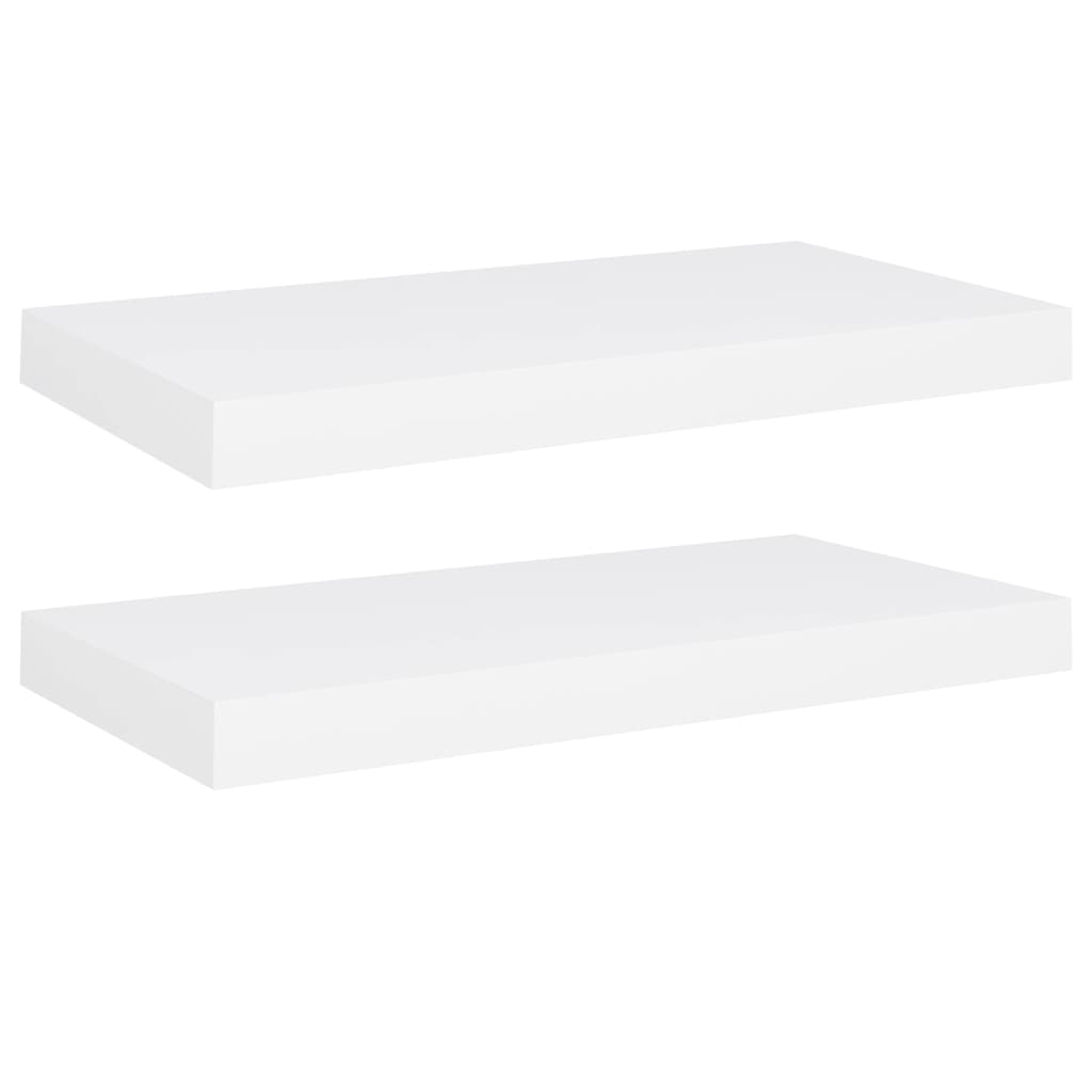 2 db fehér mdf fali polc 50 x 23 x 3,8 cm 2 db fehér mdf fali polc 50 x 23 x 3,8 cm