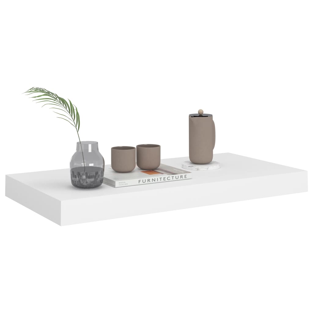 2 db fehér mdf fali polc 50 x 23 x 3,8 cm 2 db fehér mdf fali polc 50 x 23 x 3,8 cm