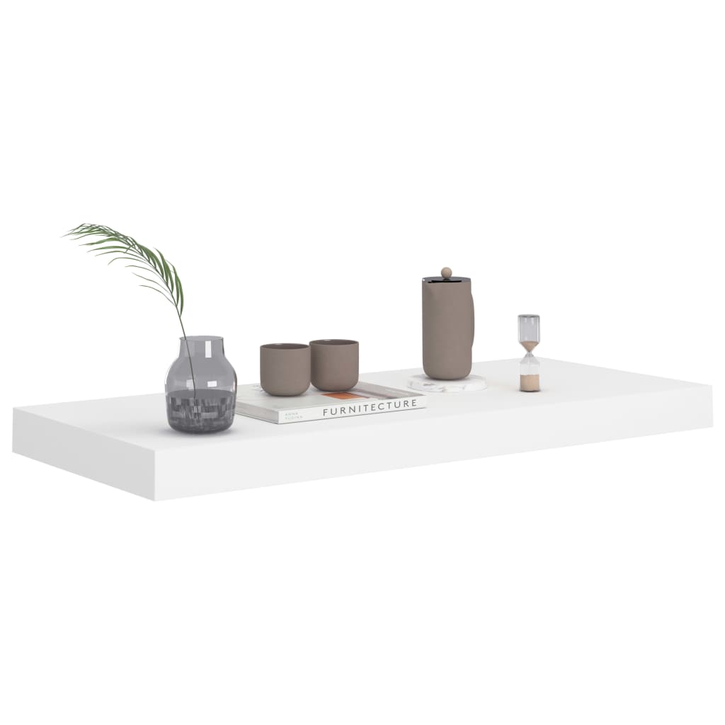 2 db fehér mdf fali polc 60 x 23,5 x 3,8 cm 2 db fehér mdf fali polc 60 x 23,5 x 3,8 cm