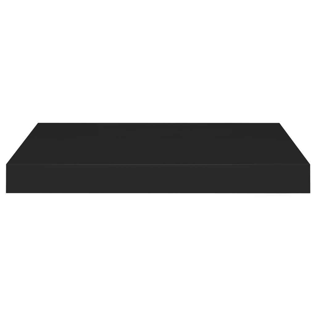 2 db fekete mdf lebegő fali polc 40 x 23 x 3,8 cm 2 db fekete mdf lebegő fali polc 40 x 23 x 3,8 cm