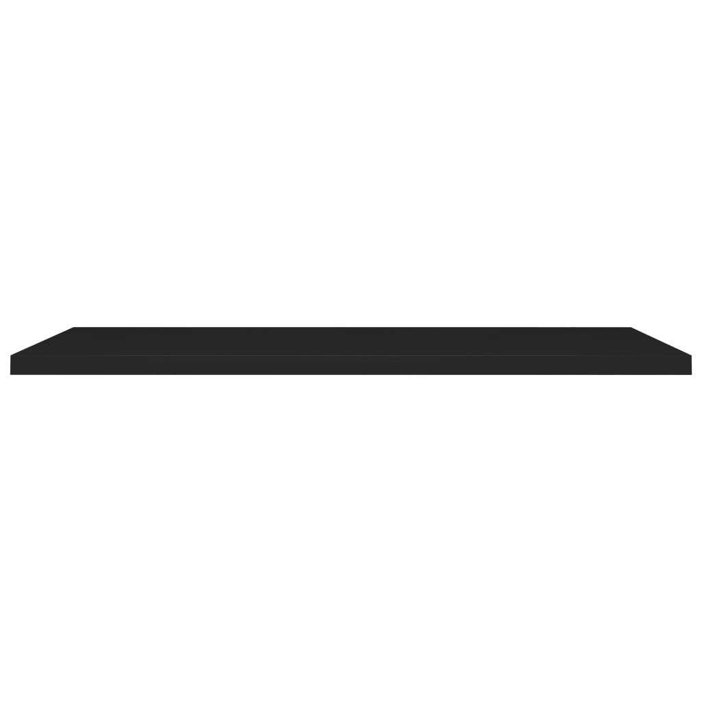 2 db fekete mdf fali polc 120 x 23,5 x 3,8 cm 2 db fekete mdf fali polc 120 x 23,5 x 3,8 cm