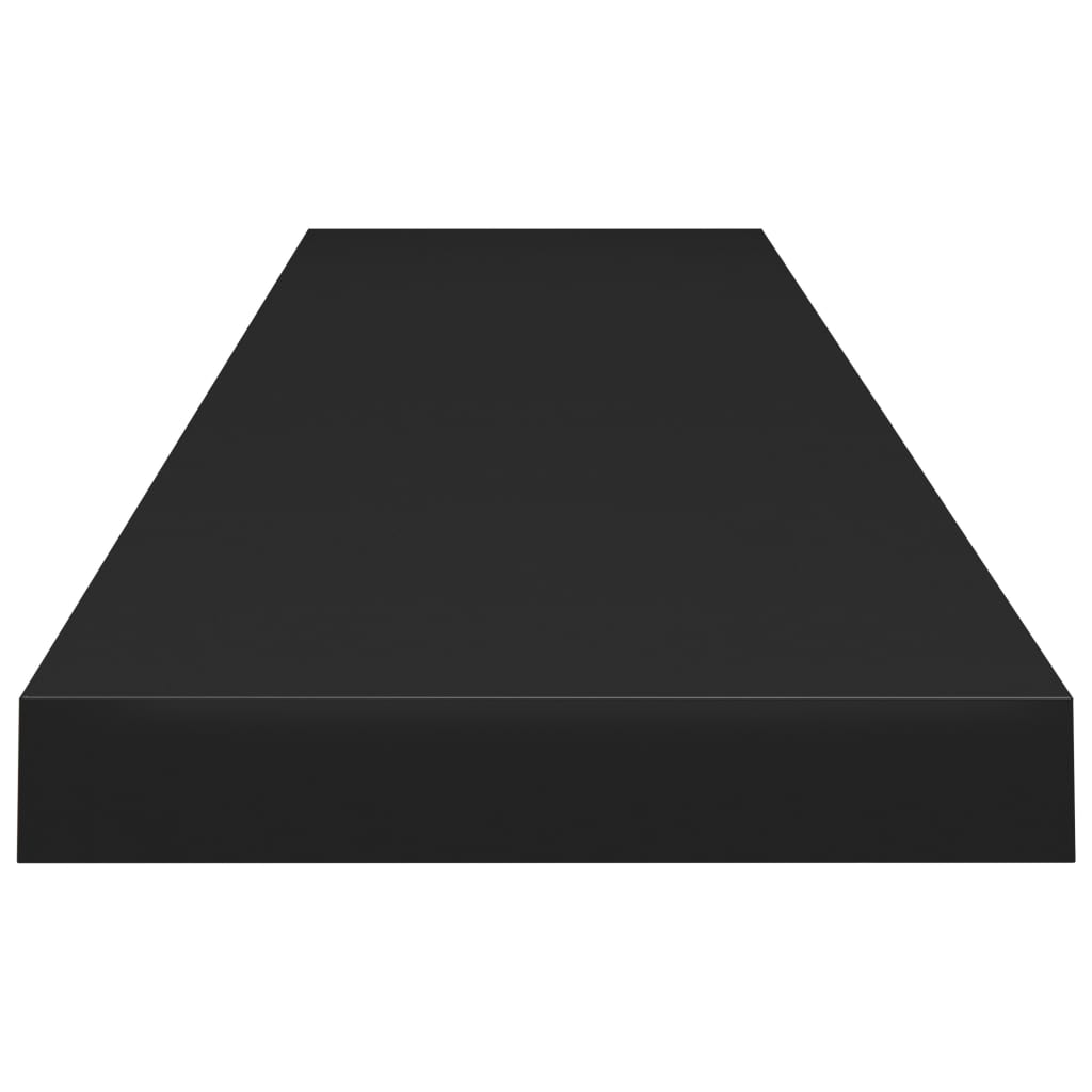 2 db fekete mdf fali polc 120 x 23,5 x 3,8 cm 2 db fekete mdf fali polc 120 x 23,5 x 3,8 cm