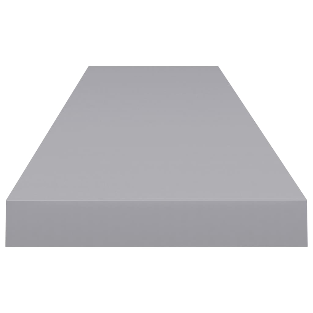 2 db szürke mdf fali polc 120 x 23,5 x 3,8 cm 2 db szürke mdf fali polc 120 x 23,5 x 3,8 cm