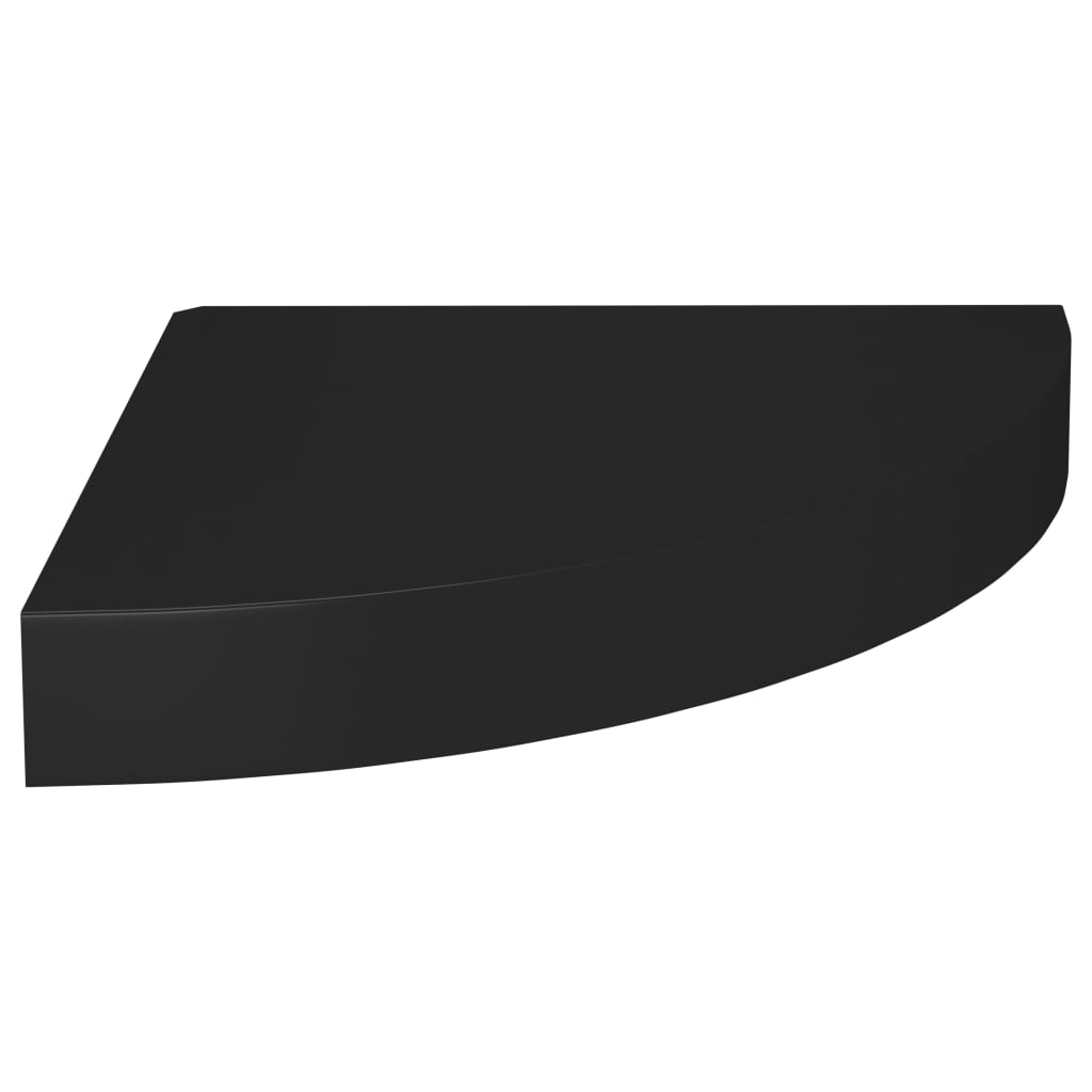 2 db fekete mdf lebegő sarokpolc 25 x 25 x 3,8 cm 2 db fekete mdf lebegő sarokpolc 25 x 25 x 3,8 cm