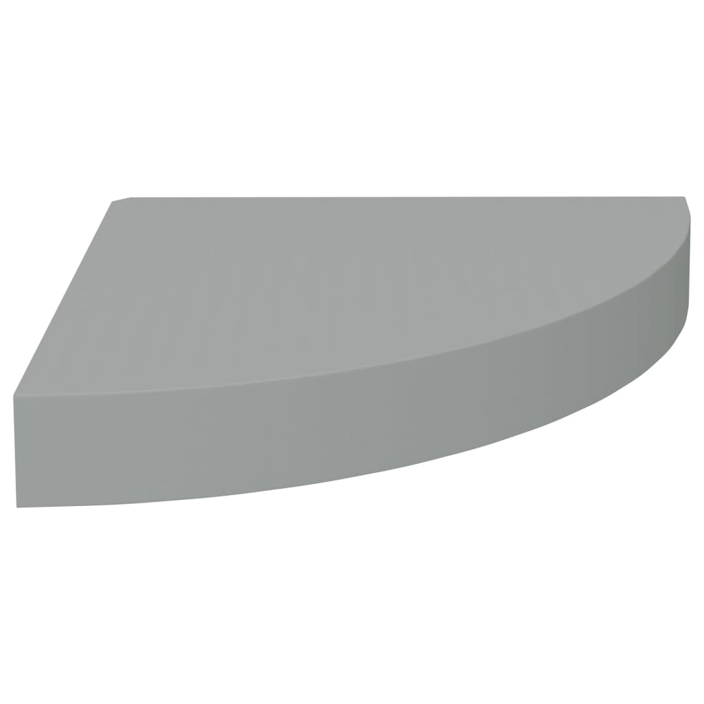 Szürke mdf lebegő sarokpolc 25 x 25 x 3,8 cm Szürke mdf lebegő sarokpolc 25 x 25 x 3,8 cm