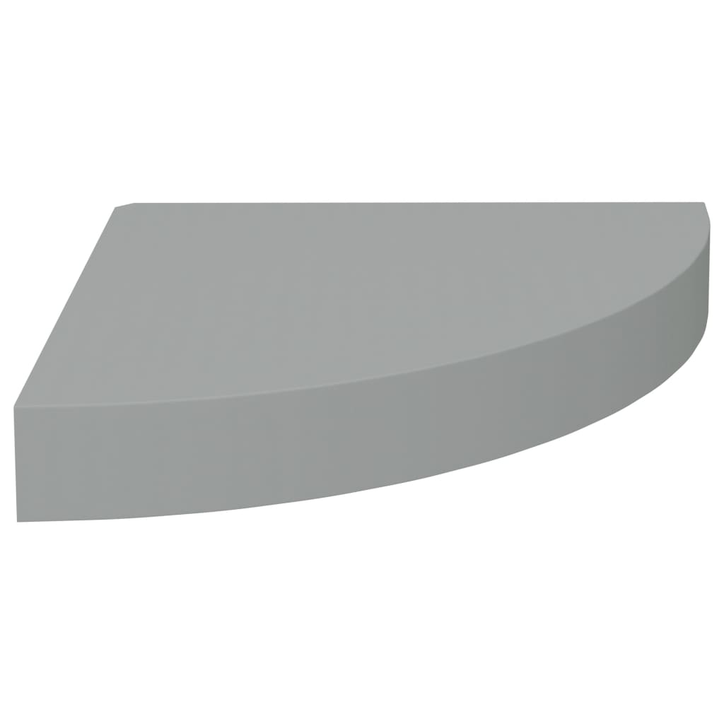 2 db szürke mdf lebegő sarokpolc 25 x 25 x 3,8 cm 2 db szürke mdf lebegő sarokpolc 25 x 25 x 3,8 cm