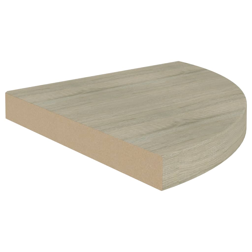 4 db tölgyszínű mdf lebegő sarokpolc 35 x 35 x 3,8 cm 4 db tölgyszínű mdf lebegő sarokpolc 35 x 35 x 3,8 cm