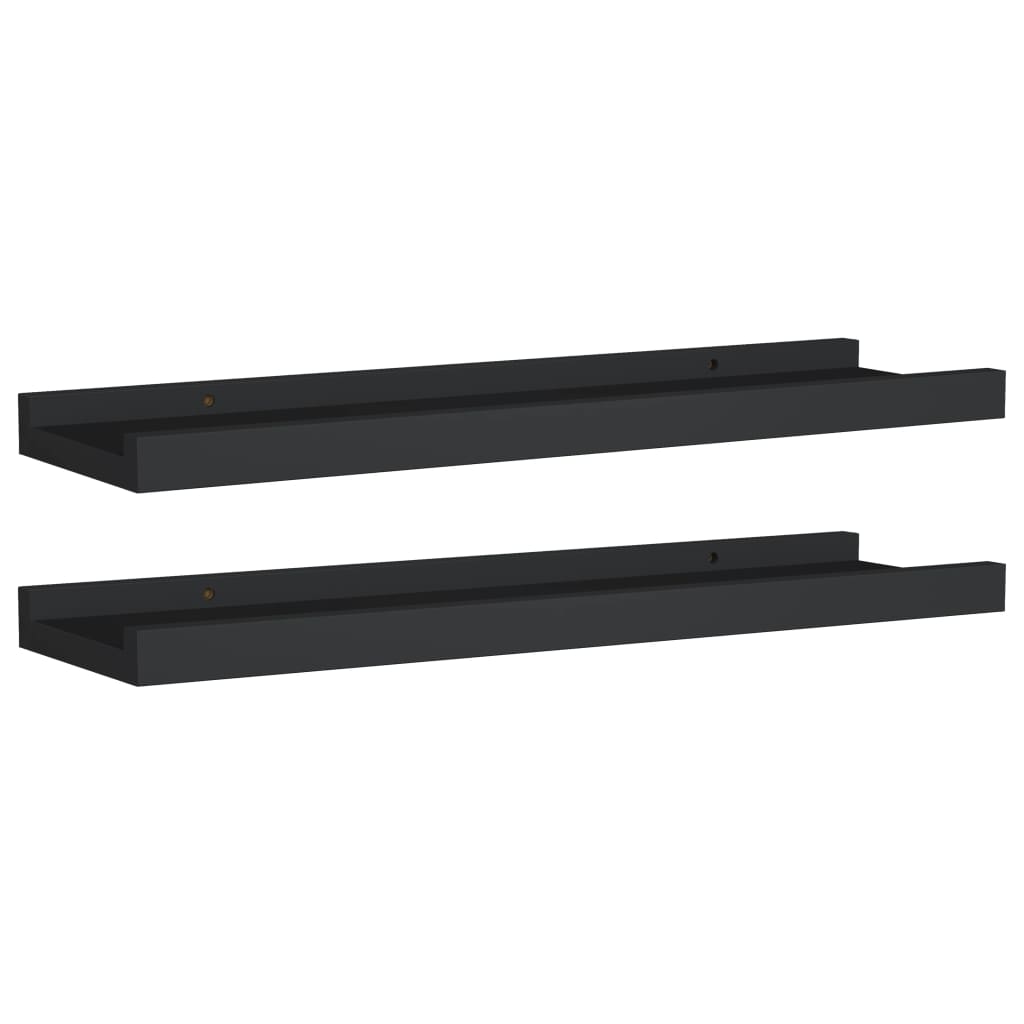 2 db fekete mdf szegélypolc képkeretekhez 40 x 9 x 3 cm 2 db fekete mdf szegélypolc képkeretekhez 40 x 9 x 3 cm