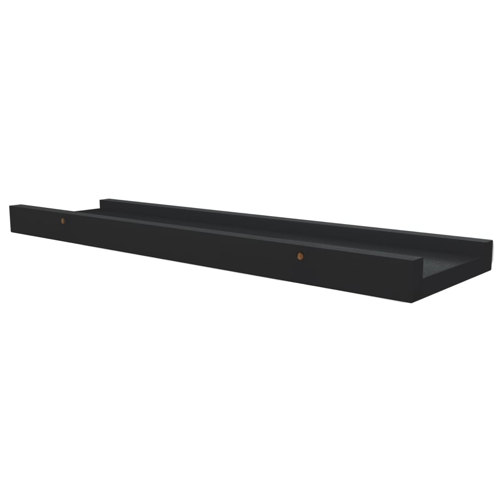 2 db fekete mdf szegélypolc képkeretekhez 40 x 9 x 3 cm 2 db fekete mdf szegélypolc képkeretekhez 40 x 9 x 3 cm