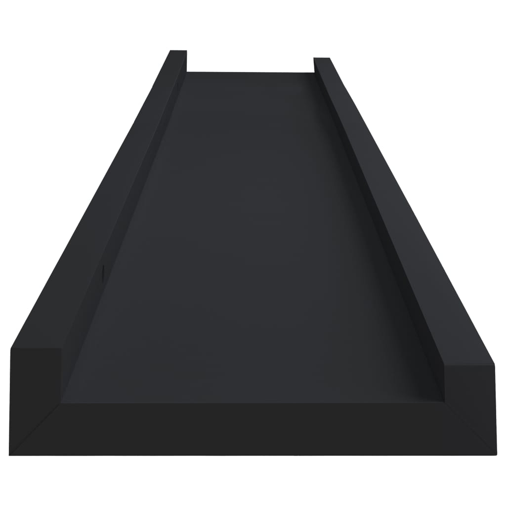 2 db fekete mdf szegélypolc képkeretekhez 80 x 9 x 3 cm 2 db fekete mdf szegélypolc képkeretekhez 80 x 9 x 3 cm