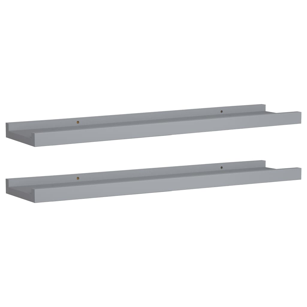 2 db szürke mdf szegélypolc képkeretekhez 60 x 9 x 3 cm 2 db szürke mdf szegélypolc képkeretekhez 60 x 9 x 3 cm