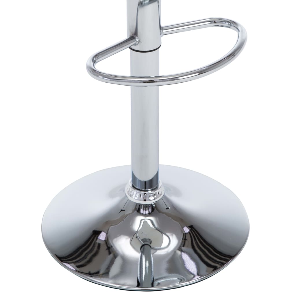 2 db krémszínű műbőr bárszék