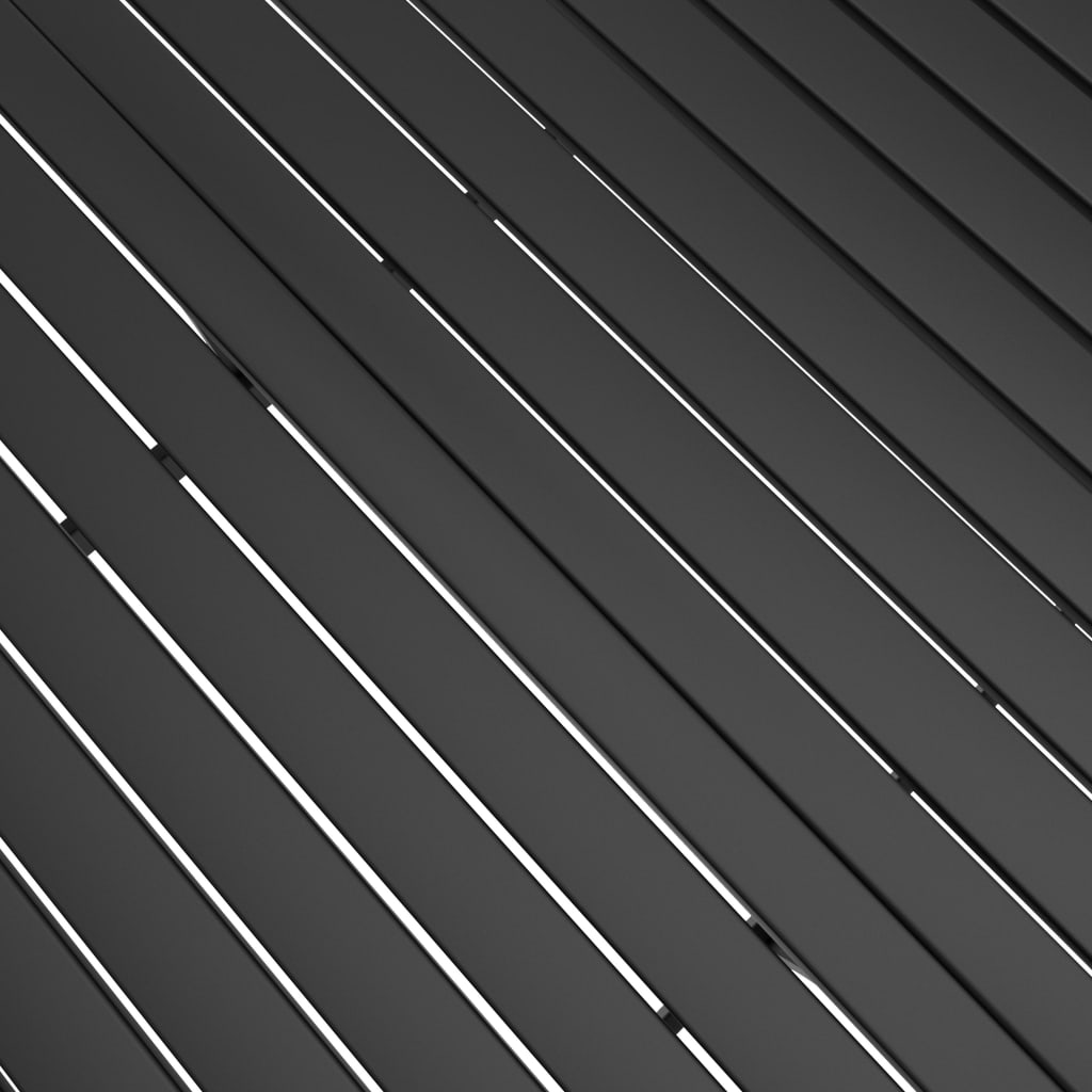 Antracitszürke acél kerti asztal 140 x 80 x 72 cm Antracitszürke acél kerti asztal 140 x 80 x 72 cm