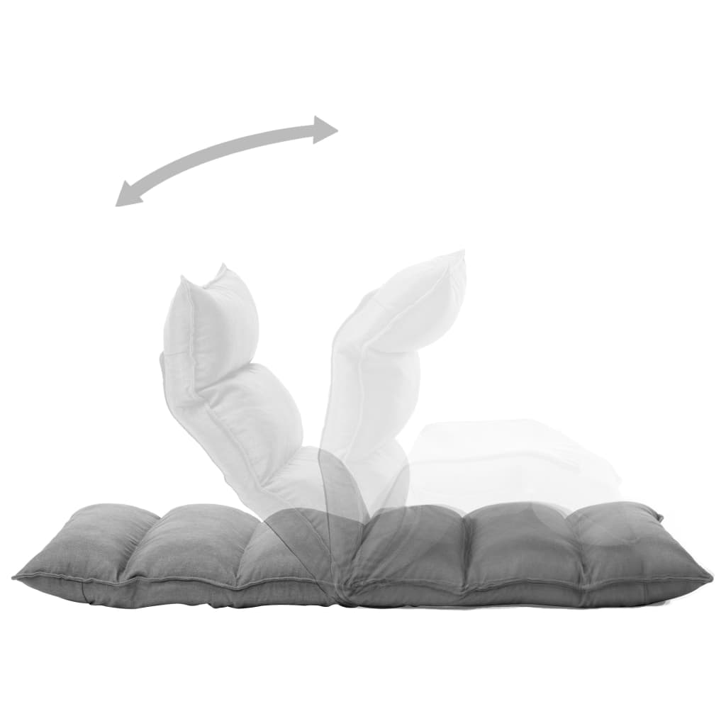 Világosszürke összecsukható szövet padlómatrac