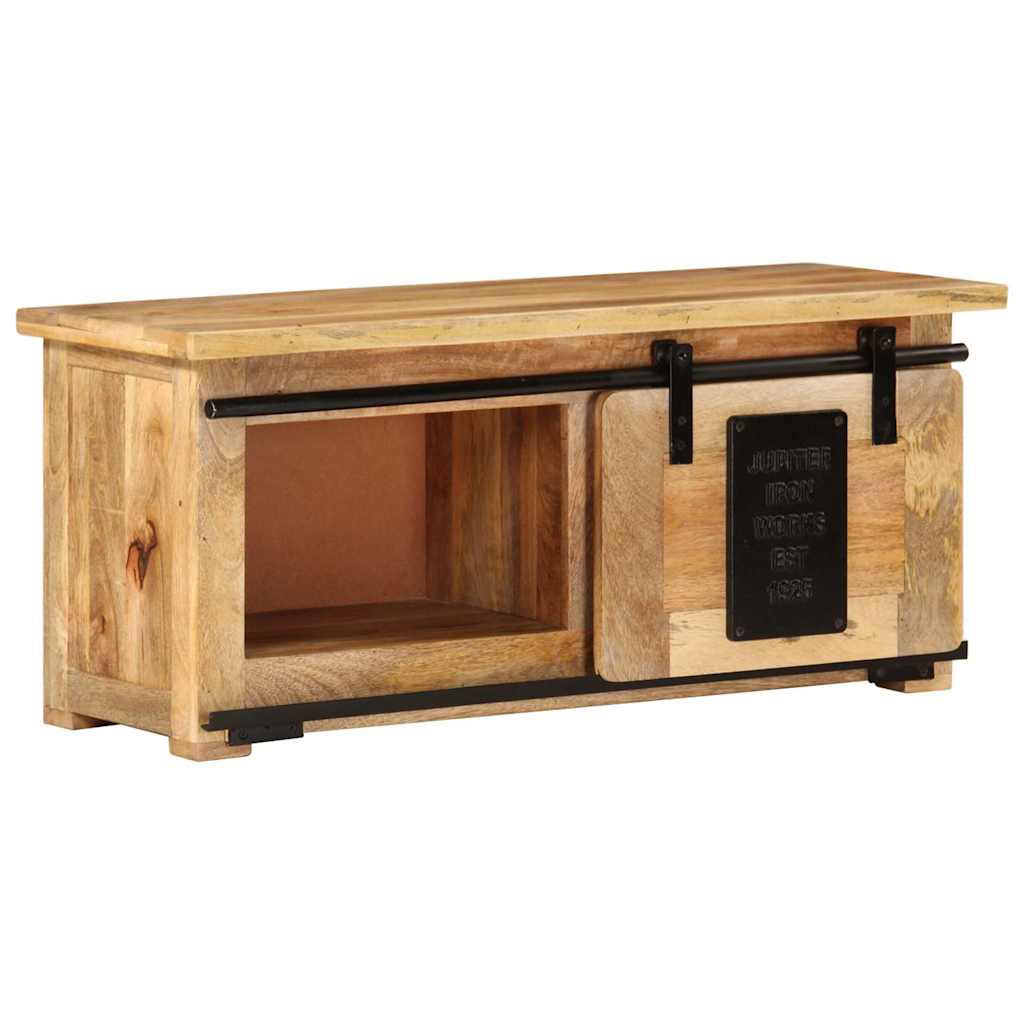 Tömör mangófa tv-szekrény 90 x 35 x 40 cm