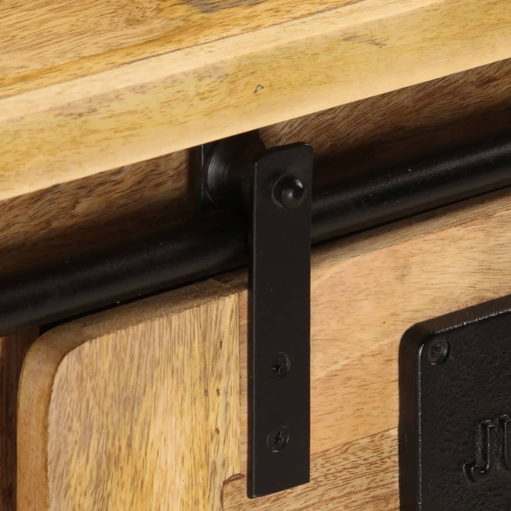 Tömör mangófa tv-szekrény 90 x 35 x 40 cm