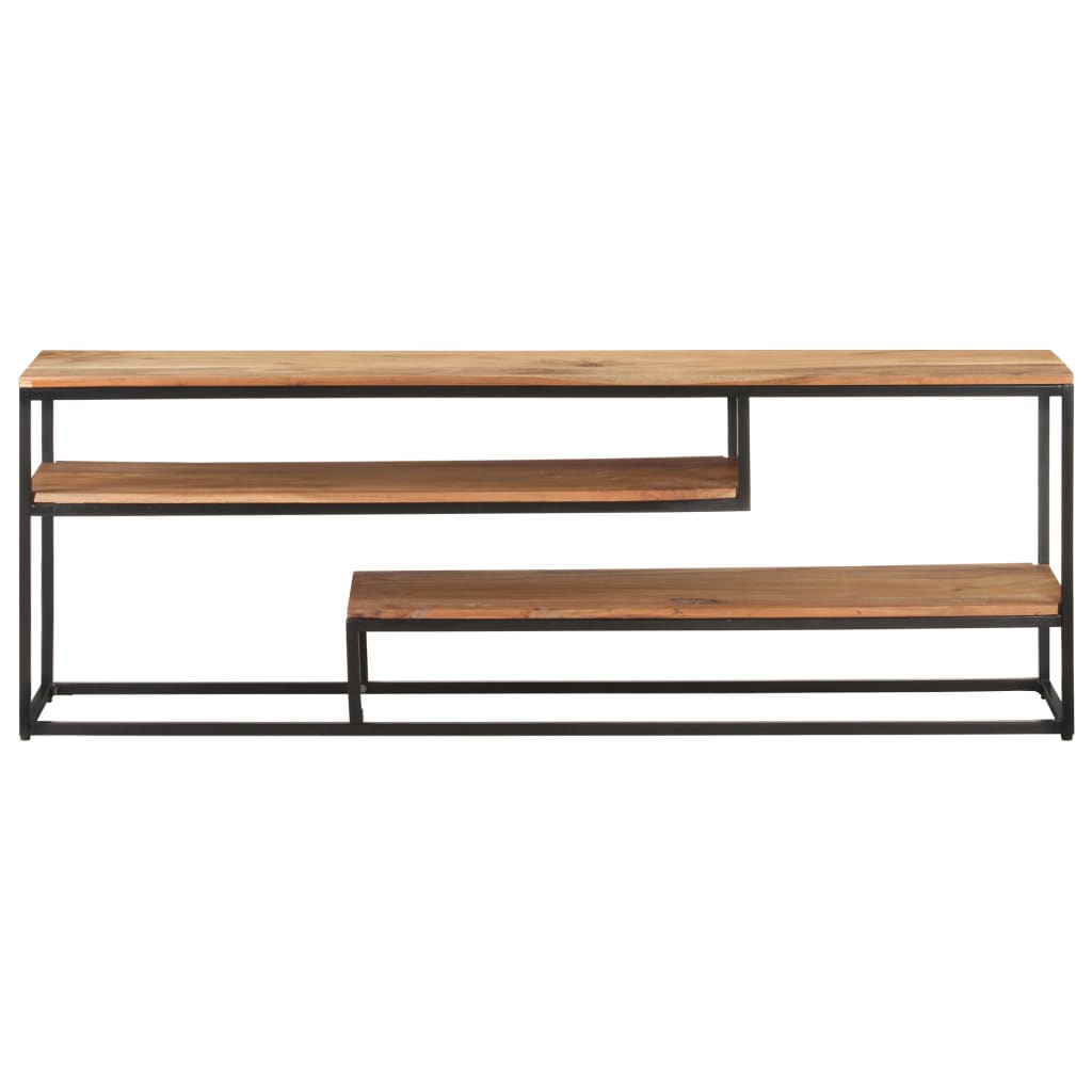 Tömör akácfa tv-szekrény 130 x 30 x 45 cm Tömör akácfa tv-szekrény 130 x 30 x 45 cm