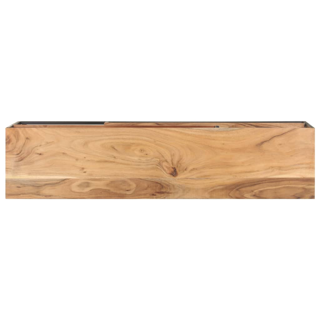 Tömör akácfa tv-szekrény 130 x 30 x 45 cm Tömör akácfa tv-szekrény 130 x 30 x 45 cm