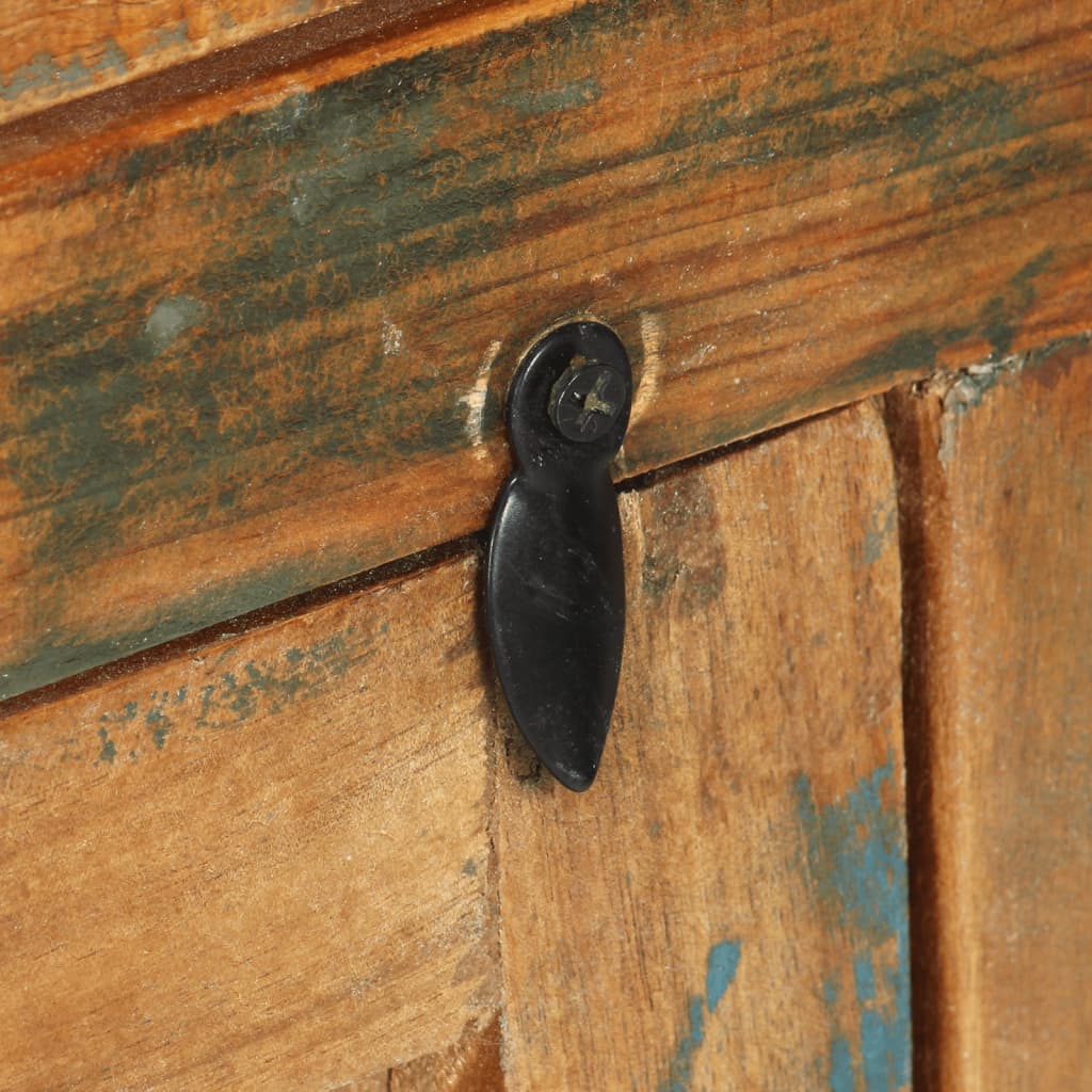 Tömör újrahasznosított fa tálalószekrény 172 x 35 x 80 cm