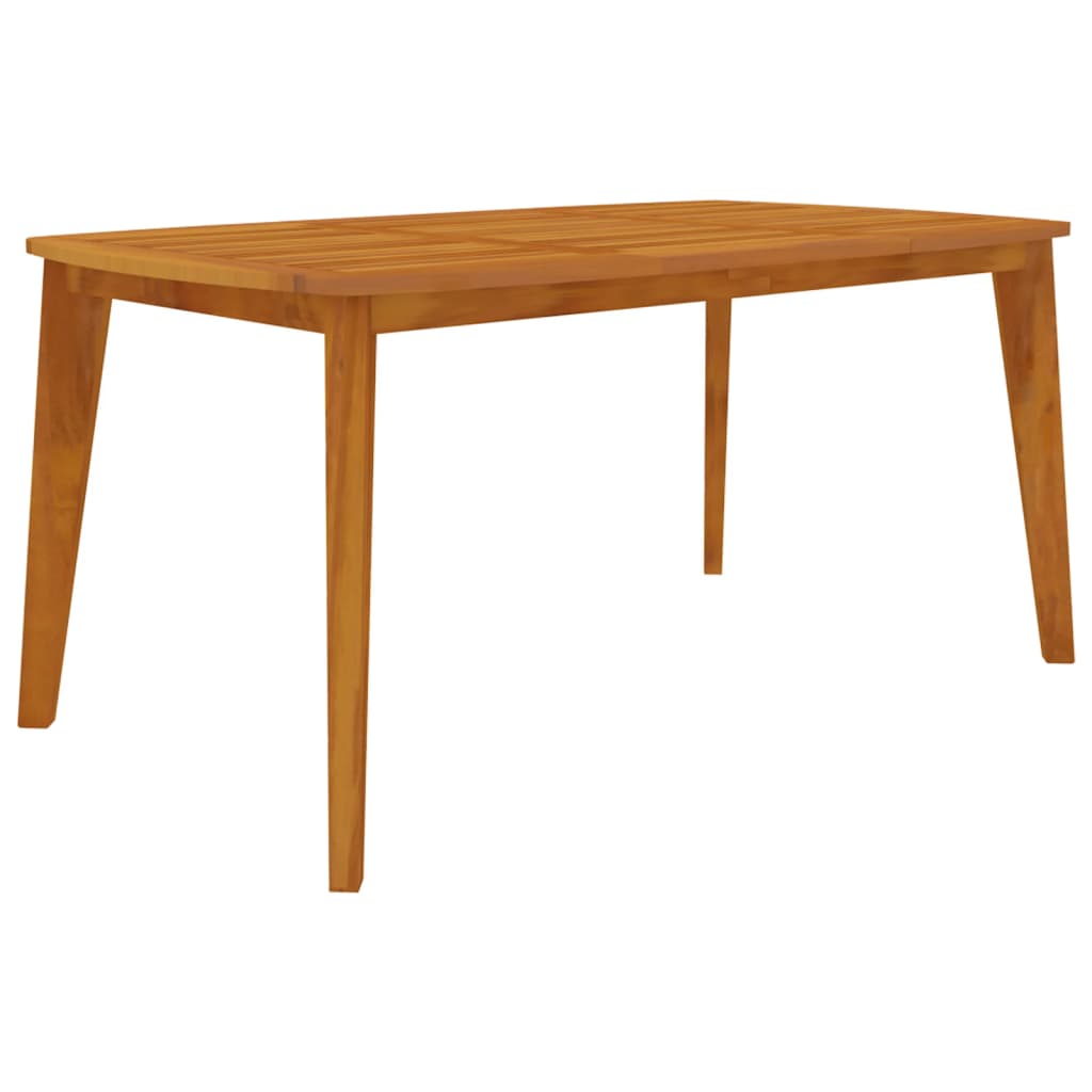 Tömör akácfa kerti asztal 160 x 90 x 75 cm