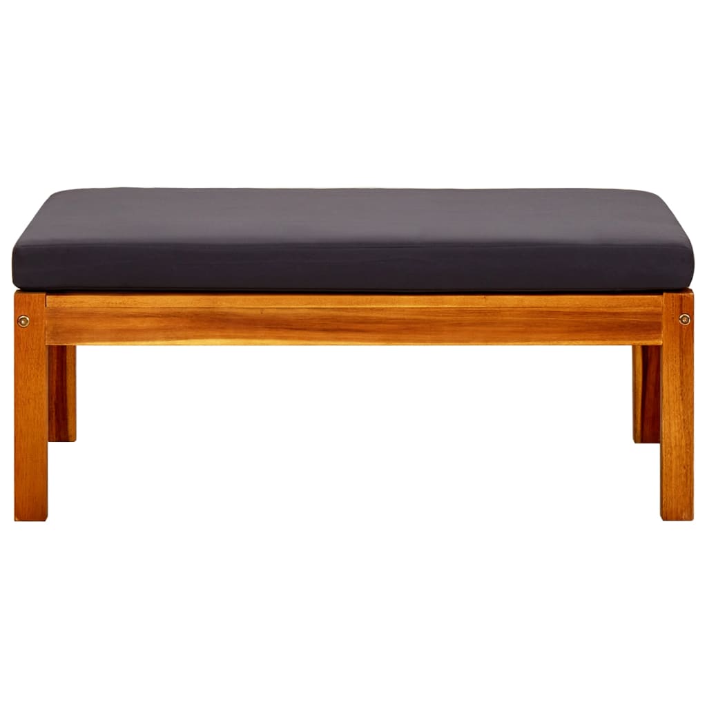 2 db tömör akácfa kerti lábtartó