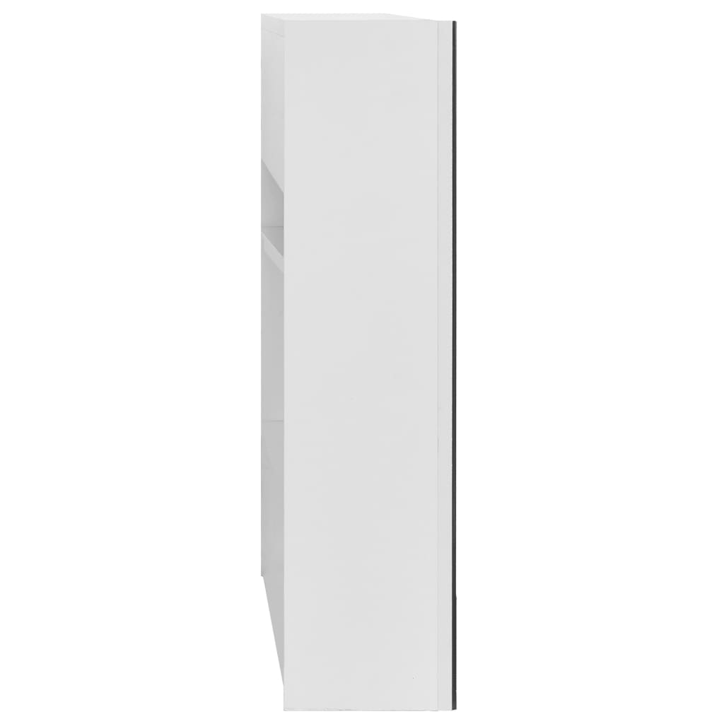 325186 bathroom mirror cabinet white 80x15x60 cm mdf