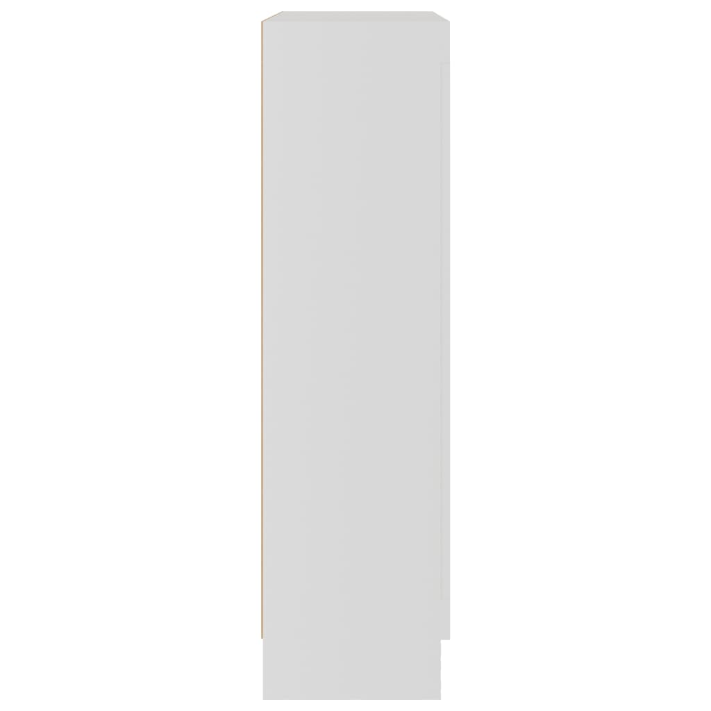 Fehér forgácslap könyvszekrény 82,5 x 30,5 x 115 cm