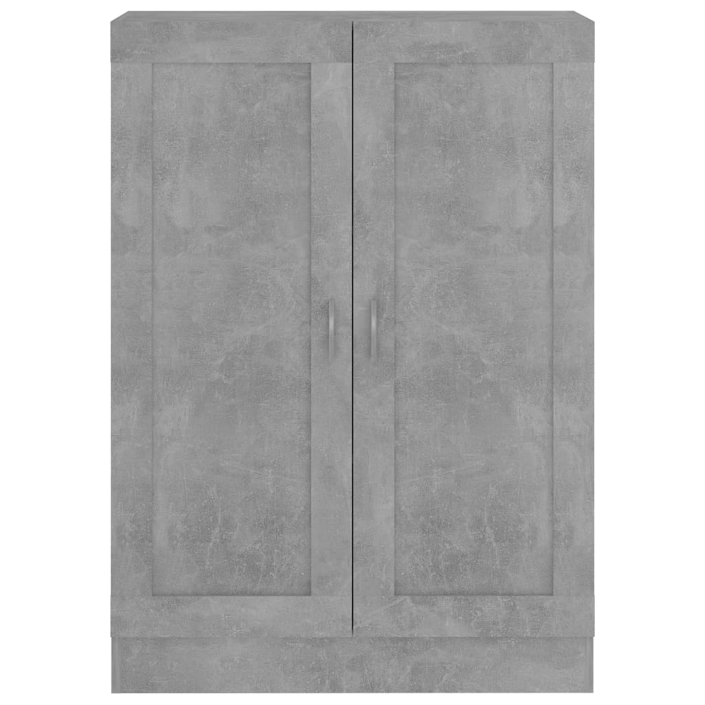 Betonszürke forgácslap könyvszekrény 82,5 x 30,5 x 115 cm