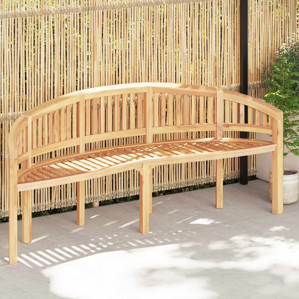 Tömör tíkfa banán alakú pad 200 cm