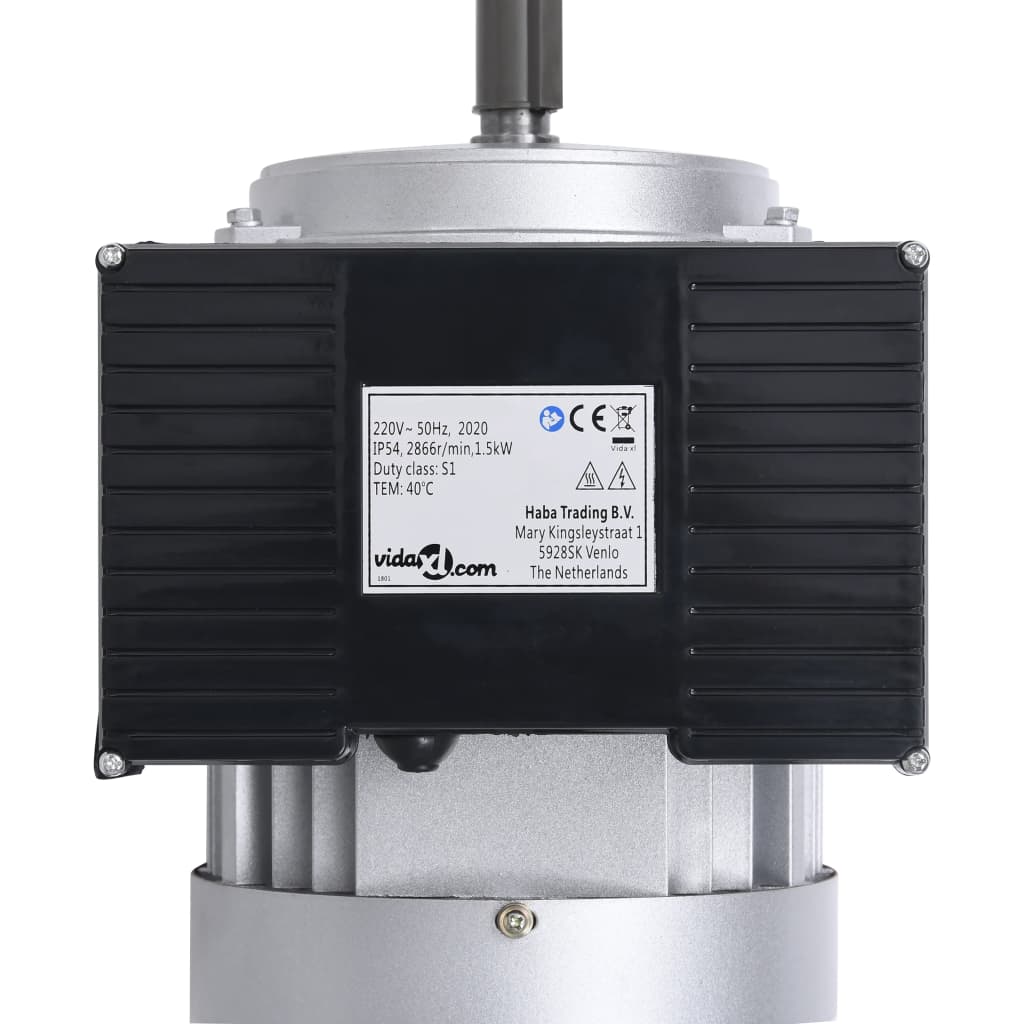 2 pólusú egyfázisú alumínium villanymotor 1,5kw / 2 le 2800 f/p